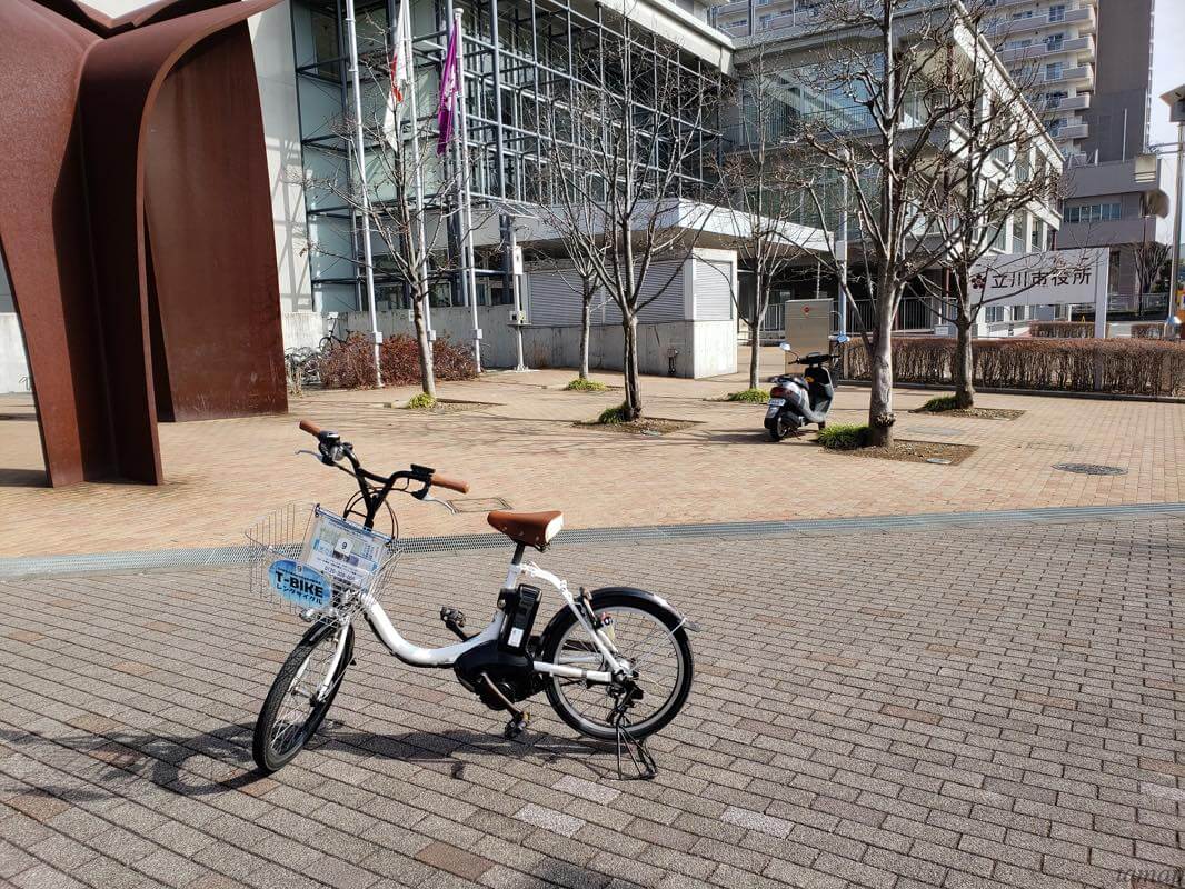 立川駅前レンタサイクルの利用の仕方。駅周辺施設のアクセスが簡単に 